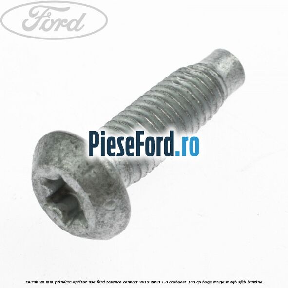 Surub 25 mm prindere opritor usa Ford Tourneo Connect 2019-2023 1.0 EcoBoost 100 cp B3GA, M2GA, M2GB, SFCB benzina