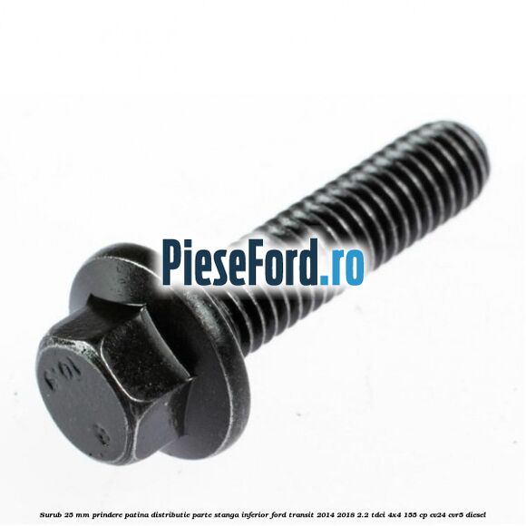 Surub 25 mm prindere patina distributie parte stanga inferior Ford Transit 2014-2018 2.2 TDCi 4x4 155 cp CV24, CVR5 diesel