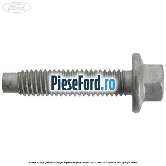 Surub 25 mm prindere rampa injectoare Ford Transit 2019-2023 2.0 EcoBlue 185 cp BCFB diesel