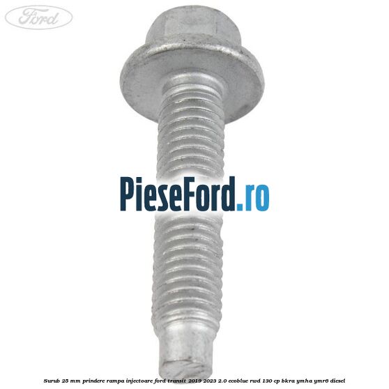 Surub 25 mm prindere rampa injectoare Ford Transit 2019-2023 2.0 EcoBlue RWD 130 cp BKRA, YMHA, YMR6 diesel