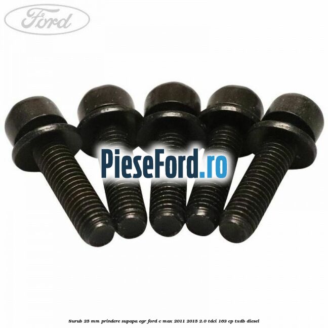 Surub 25 mm prindere supapa EGR Ford C-Max 2011-2015 2.0 TDCi 163 cp TXDB diesel