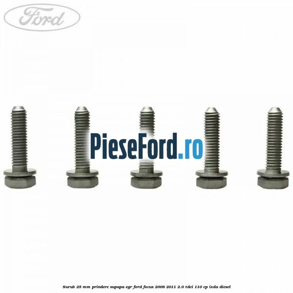 Surub 25 mm prindere supapa EGR Ford Focus 2008-2011 2.0 TDCi 110 cp IXDA diesel