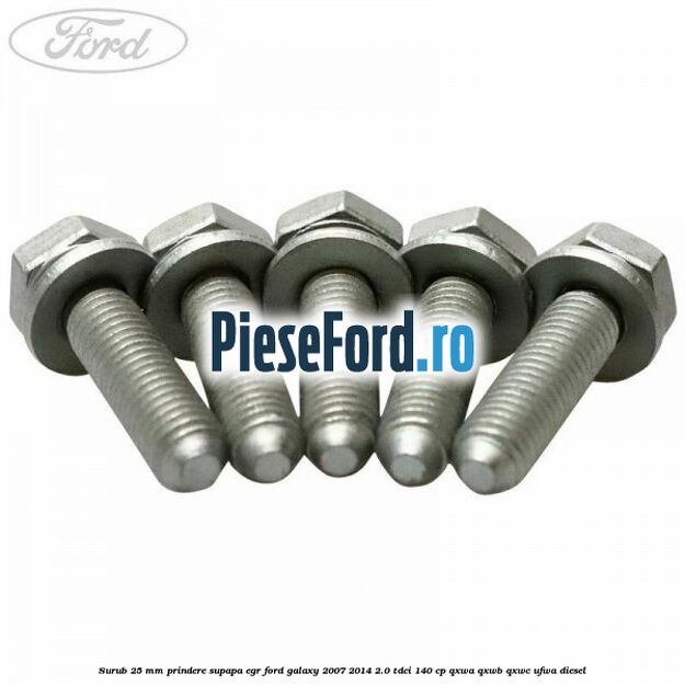 Surub 25 mm prindere supapa EGR Ford Galaxy 2007-2014 2.0 TDCi 140 cp Surub 25 mm prindere supapa EGR Ford Galaxy 2007-2014 2.0 TDCi 140 cp QXWA, QXWB, QXWC, UFWA diesel