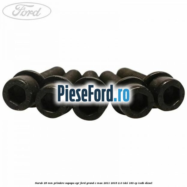Surub 25 mm prindere supapa EGR Ford Grand C-Max 2011-2015 2.0 TDCi 163 cp TXDB diesel