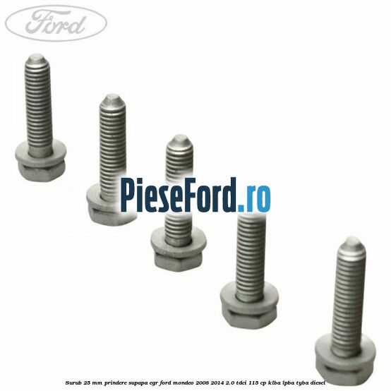 Surub 25 mm prindere supapa EGR Ford Mondeo 2008-2014 2.0 TDCi 115 cp Surub 25 mm prindere supapa EGR Ford Mondeo 2008-2014 2.0 TDCi 115 cp KLBA, LPBA, TYBA diesel