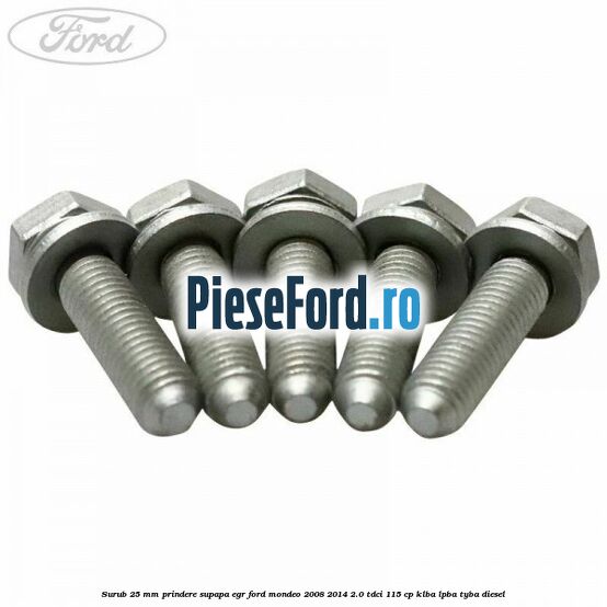 Surub 25 mm prindere supapa EGR Ford Mondeo 2008-2014 2.0 TDCi 115 cp Surub 25 mm prindere supapa EGR Ford Mondeo 2008-2014 2.0 TDCi 115 cp KLBA, LPBA, TYBA diesel