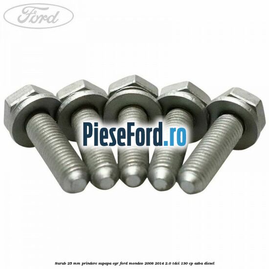 Surub 25 mm prindere supapa EGR Ford Mondeo 2008-2014 2.0 TDCi 130 cp AZBA diesel