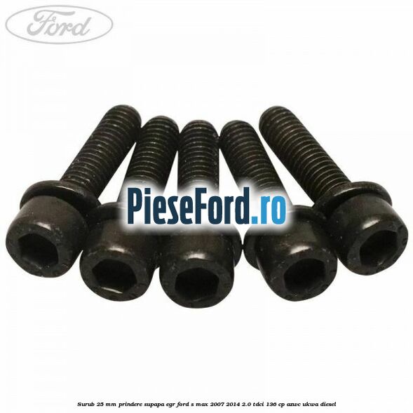 Surub 25 mm prindere supapa EGR Ford S-Max 2007-2014 2.0 TDCi 136 cp AZWC, UKWA diesel