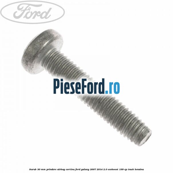Surub 30 mm prindere airbag cortina Ford Galaxy 2007-2014 2.0 EcoBoost 199 cp TNWB benzina