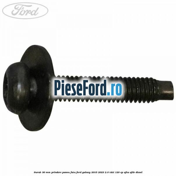 Surub 30 mm prindere panou fata Ford Galaxy 2015-2023 2.0 TDCi 120 cp UFCA, UFCB diesel
