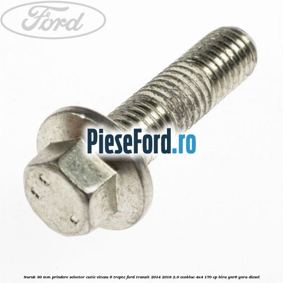 Surub 30 mm prindere selector cutie viteza 6 trepte Ford Transit 2014-2018 2.0 EcoBlue 4x4 170 cp Surub 30 mm prindere selector cutie viteza 6 trepte Ford Transit 2014-2018 2.0 EcoBlue 4x4 170 cp BLRA, YNR6, YNRA diesel