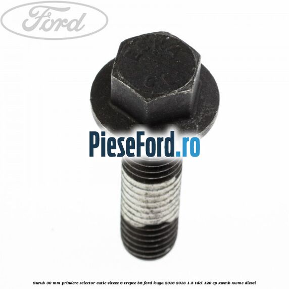 Surub 30 mm prindere selector cutie viteze 6 trepte B6 Ford Kuga 2016-2018 1.5 TDCi 120 cp XWMB, XWMC diesel