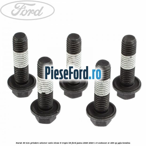 Surub 30 mm prindere selector cutie viteze 6 trepte B6 Ford Puma 2020-2023 1.5 EcoBoost ST 200 cp Surub 30 mm prindere selector cutie viteze 6 trepte B6 Ford Puma 2020-2023 1.5 EcoBoost ST 200 cp YZJA benzina