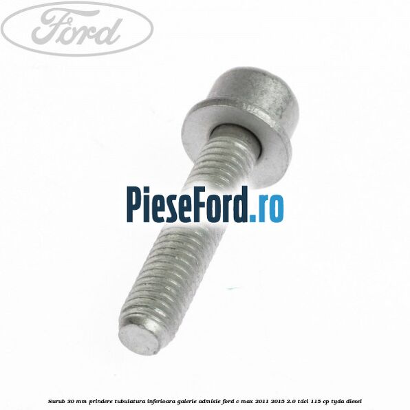 Surub 30 mm prindere tubulatura inferioara galerie admisie Ford C-Max 2011-2015 2.0 TDCi 115 cp TYDA diesel