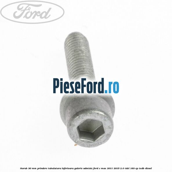 Surub 30 mm prindere tubulatura inferioara galerie admisie Ford C-Max 2011-2015 2.0 TDCi 163 cp Surub 30 mm prindere tubulatura inferioara galerie admisie Ford C-Max 2011-2015 2.0 TDCi 163 cp TXDB diesel