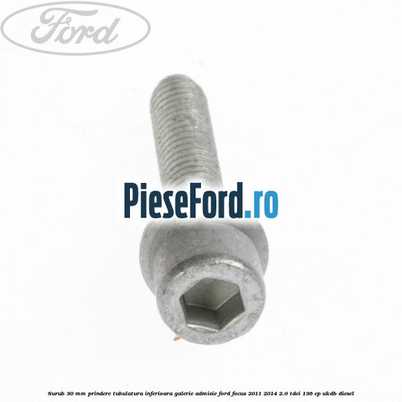 Surub 30 mm prindere tubulatura inferioara galerie admisie Ford Focus 2011-2014 2.0 TDCi 136 cp UKDB diesel