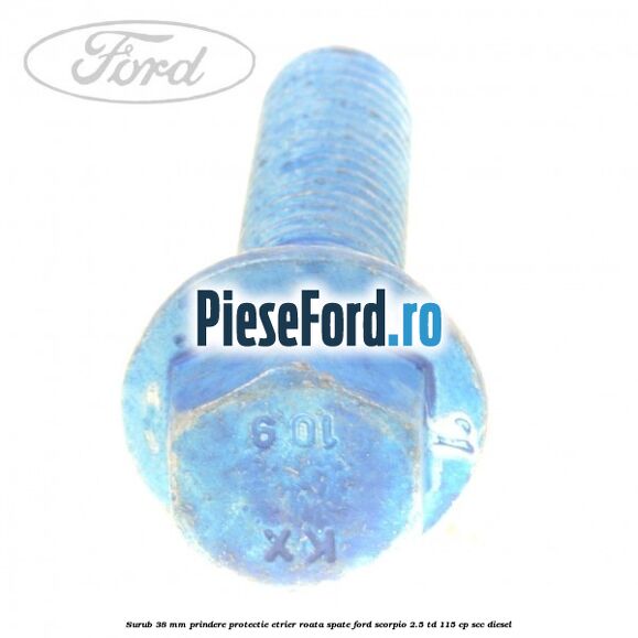 Surub 38 mm prindere protectie etrier roata spate Ford Scorpio 2.5 TD 115 cp SCC diesel