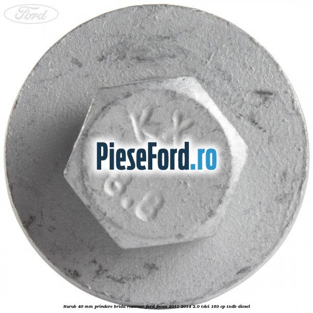 Surub 40 mm prindere brida rezervor Ford Focus 2011-2014 2.0 TDCi 163 cp Surub 40 mm prindere brida rezervor Ford Focus 2011-2014 2.0 TDCi 163 cp TXDB diesel