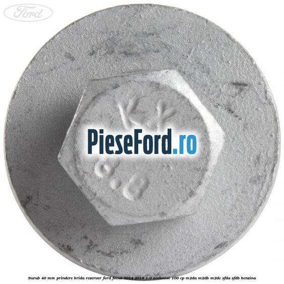 Surub 40 mm prindere brida rezervor Ford Focus 2014-2018 1.0 EcoBoost 100 cp Surub 40 mm prindere brida rezervor Ford Focus 2014-2018 1.0 EcoBoost 100 cp M2DA, M2DB, M2DC, SFDA, SFDB benzina