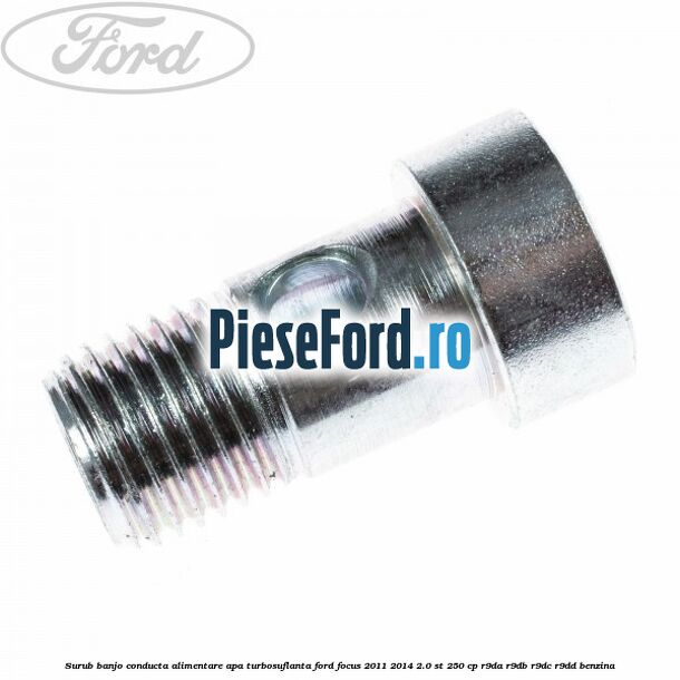 Surub banjo conducta alimentare apa turbosuflanta Ford Focus 2011-2014 2.0 ST 250 cp Surub banjo conducta alimentare apa turbosuflanta Ford Focus 2011-2014 2.0 ST 250 cp R9DA, R9DB, R9DC, R9DD benzina