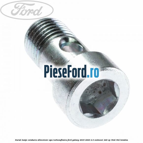 Surub banjo conducta alimentare apa turbosuflanta Ford Galaxy 2015-2023 2.0 EcoBoost 240 cp R9CD, R9CI benzina