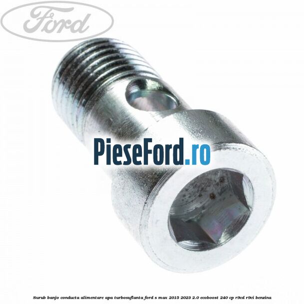 Surub banjo conducta alimentare apa turbosuflanta Ford S-Max 2015-2023 2.0 EcoBoost 240 cp R9CD, R9CI benzina