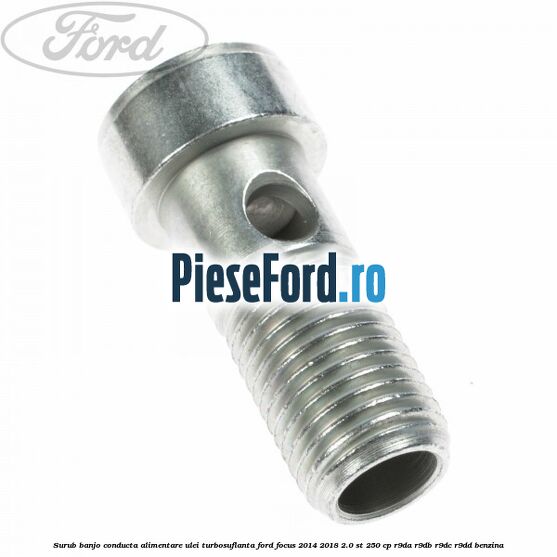 Surub banjo conducta alimentare ulei turbosuflanta Ford Focus 2014-2018 2.0 ST 250 cp Surub banjo conducta alimentare ulei turbosuflanta Ford Focus 2014-2018 2.0 ST 250 cp R9DA, R9DB, R9DC, R9DD benzina
