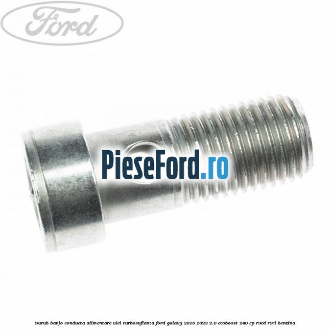 Surub banjo conducta alimentare ulei turbosuflanta Ford Galaxy 2015-2023 2.0 EcoBoost 240 cp R9CD, R9CI benzina