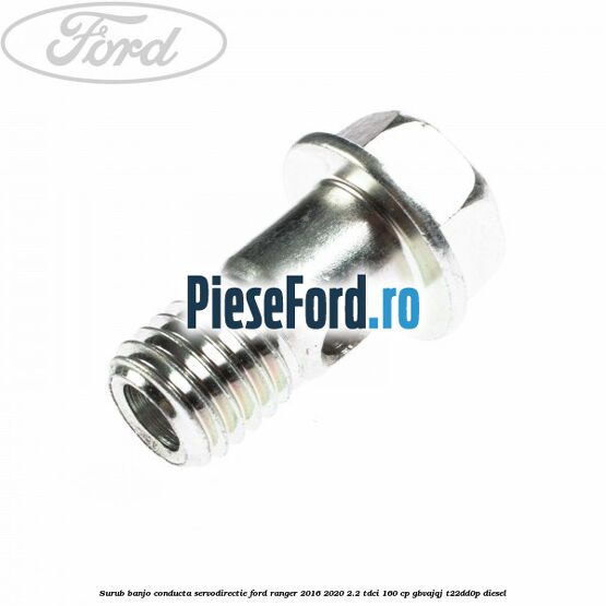 Surub banjo conducta servodirectie Ford Ranger 2016-2020 2.2 TDCi 160 cp Surub banjo conducta servodirectie Ford Ranger 2016-2020 2.2 TDCi 160 cp GBVAJQJ, T22DD0P diesel