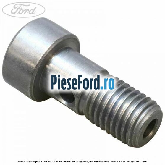 Surub banjo superior conducta alimentare ulei turbosuflanta Ford Mondeo 2008-2014 2.2 TDCi 200 cp Surub banjo superior conducta alimentare ulei turbosuflanta Ford Mondeo 2008-2014 2.2 TDCi 200 cp KNBA diesel