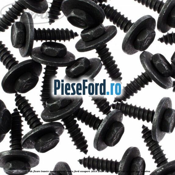 Surub fixare bavete noroi, carenaj roata Ford EcoSport 2019-2023 1.0 EcoBoost 140 cp YYJD, YYJF benzina