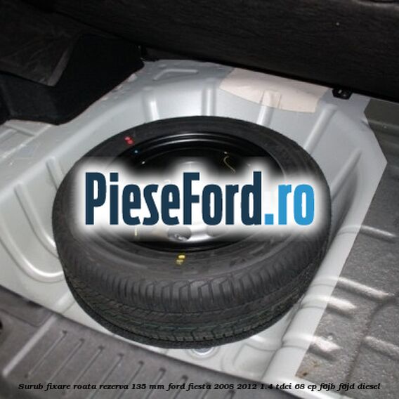 Surub fixare roata rezerva 135 mm Ford Fiesta 2008-2012 1.4 TDCi 68 cp F6JB, F6JD diesel