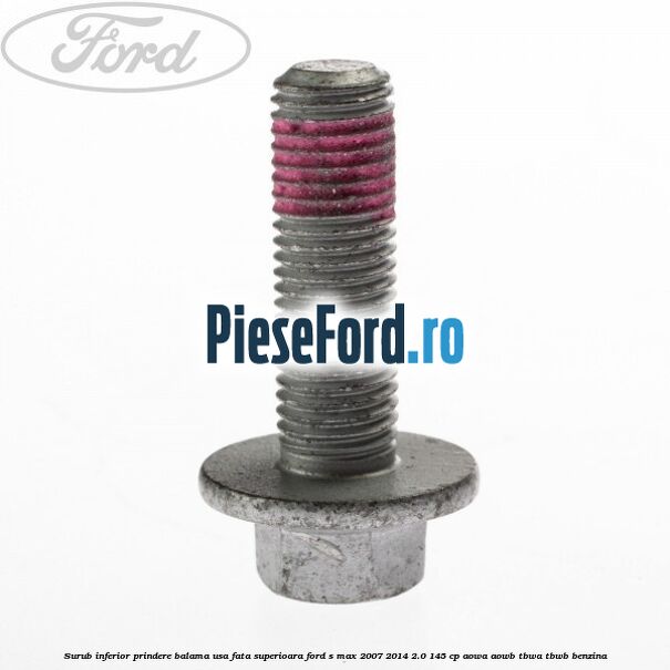 Surub inferior prindere balama usa fata superioara Ford S-Max 2007-2014 2.0 145 cp AOWA, AOWB, TBWA, TBWB benzina