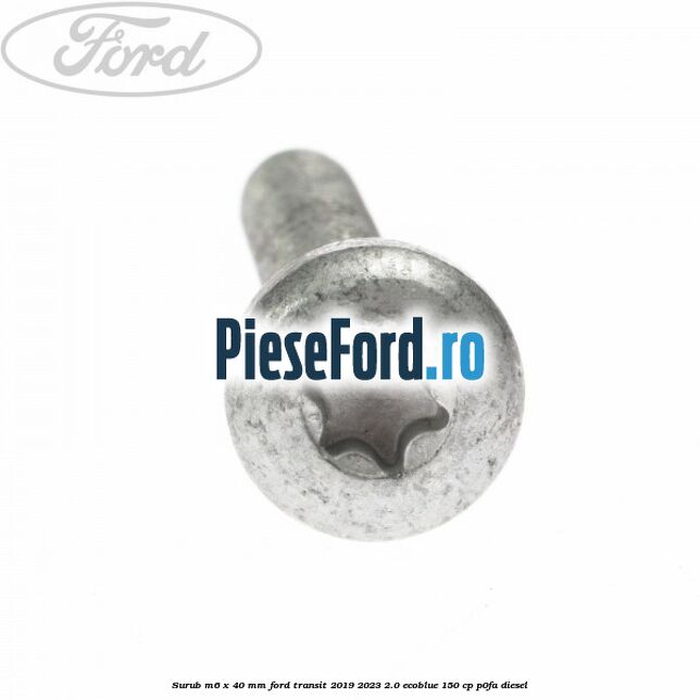 Surub M6 x 40 MM Ford Transit 2019-2023 2.0 EcoBlue 150 cp P0FA diesel