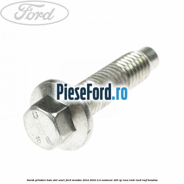 Surub prindere baie ulei scurt Ford Mondeo 2014-2018 2.0 EcoBoost 203 cp TNCA, TNCB, TNCD, TNCF benzina