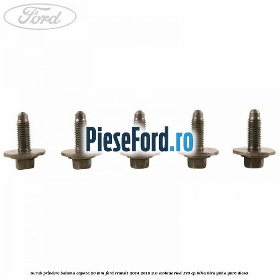 Surub prindere balama capota 20 mm Ford Transit 2014-2018 2.0 EcoBlue RWD 170 cp Surub prindere balama capota 20 mm Ford Transit 2014-2018 2.0 EcoBlue RWD 170 cp BLHA, BLRA, YNHA, YNR6 diesel