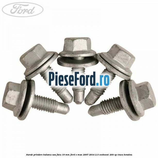 Surub prindere balama usa fata 19 mm Ford S-Max 2007-2014 2.0 EcoBoost 203 cp TNWA benzina