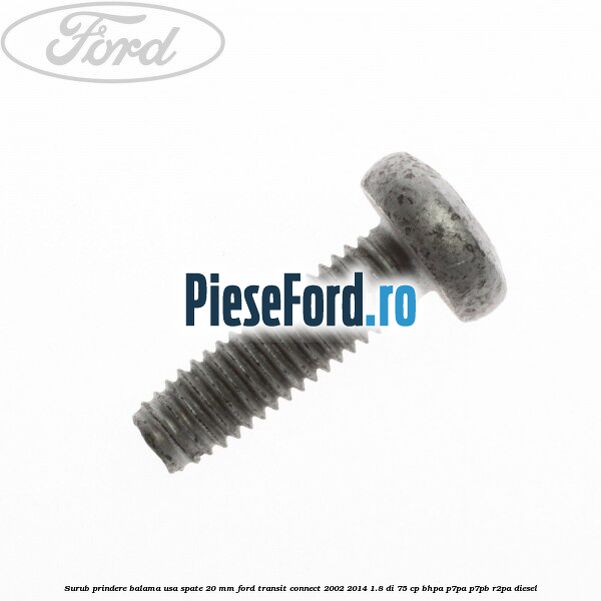 Surub prindere balama usa spate 20 mm Ford Transit Connect 2002-2014 1.8 Di 75 cp BHPA, P7PA, P7PB, R2PA diesel