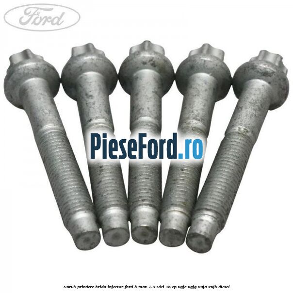 Surub prindere brida injector Ford B-Max 1.5 TDCi 75 cp UGJC, UGJG, XUJA, XUJB diesel