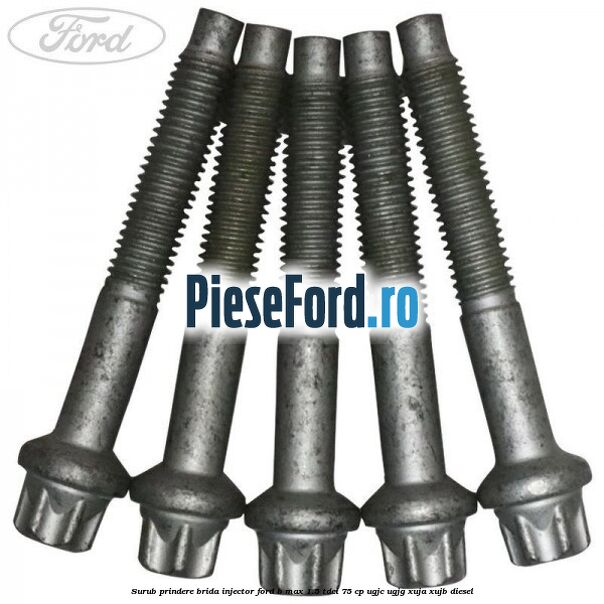Surub prindere brida injector Ford B-Max 1.5 TDCi 75 cp UGJC, UGJG, XUJA, XUJB diesel