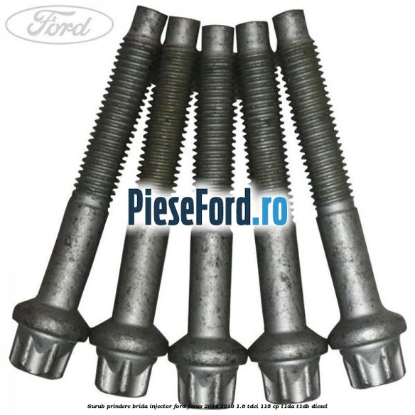 Surub prindere brida injector Ford Focus 2014-2018 1.6 TDCi 115 cp Surub prindere brida injector Ford Focus 2014-2018 1.6 TDCi 115 cp T1DA, T1DB diesel