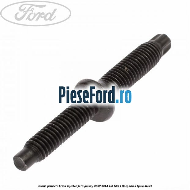 Surub prindere brida injector Ford Galaxy 2007-2014 2.0 TDCi 115 cp KLWA, TYWA diesel