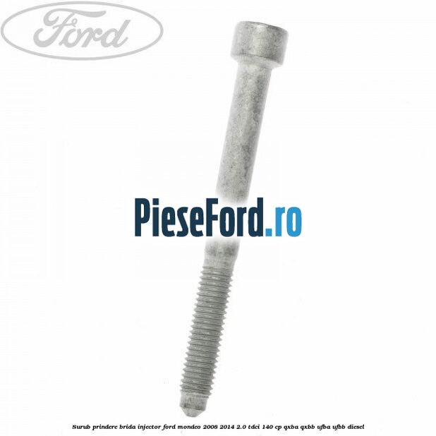 Surub prindere brida injector Ford Mondeo 2008-2014 2.0 TDCi 140 cp QXBA, QXBB, UFBA, UFBB diesel