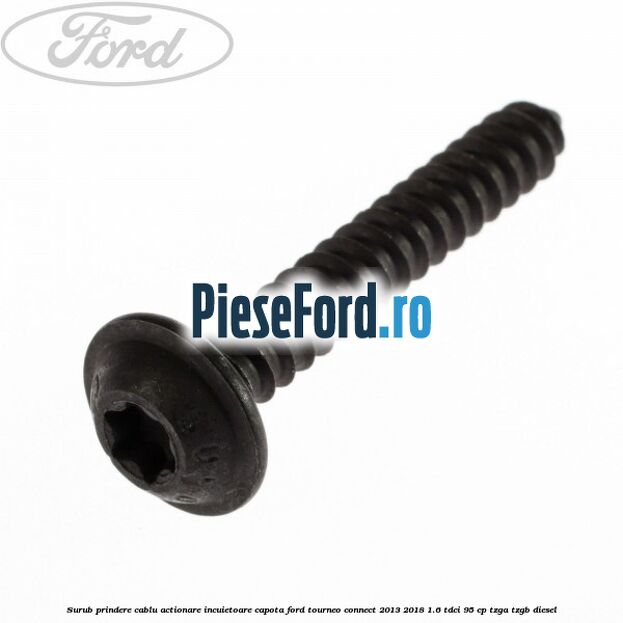 Surub prindere cablu actionare incuietoare capota Ford Tourneo Connect 2013-2018 1.6 TDCi 95 cp Surub prindere cablu actionare incuietoare capota Ford Tourneo Connect 2013-2018 1.6 TDCi 95 cp TZGA, TZGB diesel