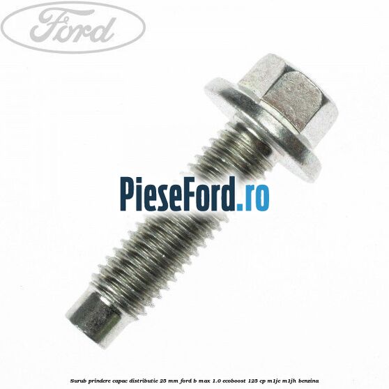 Surub prindere capac distributie 25 mm Ford B-Max 1.0 EcoBoost 125 cp M1JE, M1JH benzina