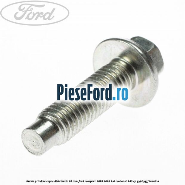 Surub prindere capac distributie 25 mm Ford EcoSport 2019-2023 1.0 EcoBoost 140 cp YYJD, YYJF benzina