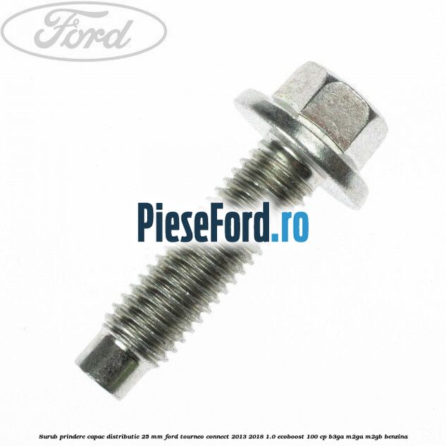 Surub prindere capac distributie 25 mm Ford Tourneo Connect 2013-2018 1.0 EcoBoost 100 cp Surub prindere capac distributie 25 mm Ford Tourneo Connect 2013-2018 1.0 EcoBoost 100 cp B3GA, M2GA, M2GB benzina