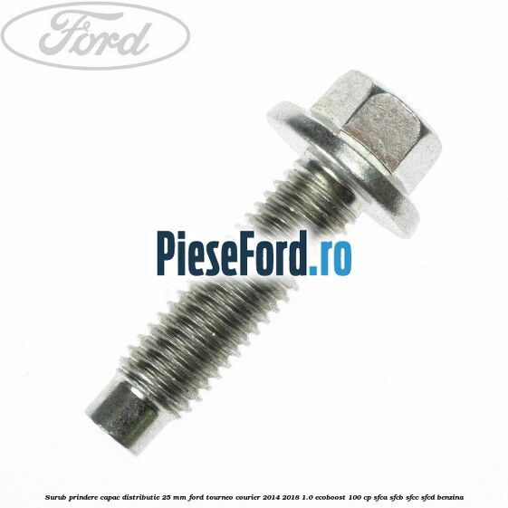 Surub prindere capac distributie 25 mm Ford Tourneo Courier 2014-2018 1.0 EcoBoost 100 cp SFCA, SFCB, SFCC, SFCD benzina