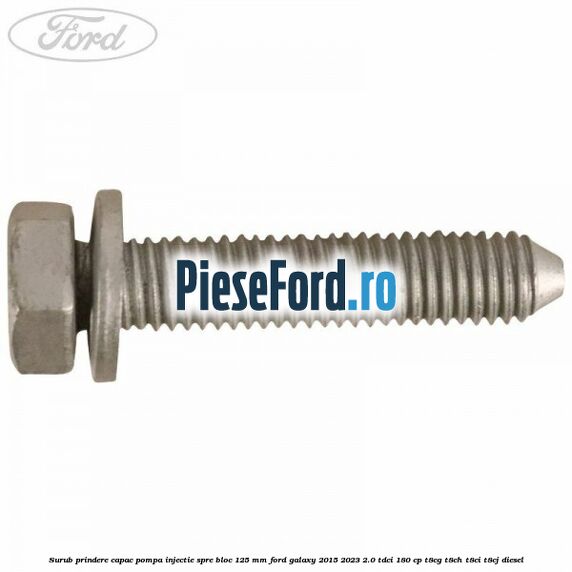 Surub prindere capac pompa injectie spre bloc 125 MM Ford Galaxy 2015-2023 2.0 TDCi 180 cp T8CG, T8CH, T8CI, T8CJ diesel