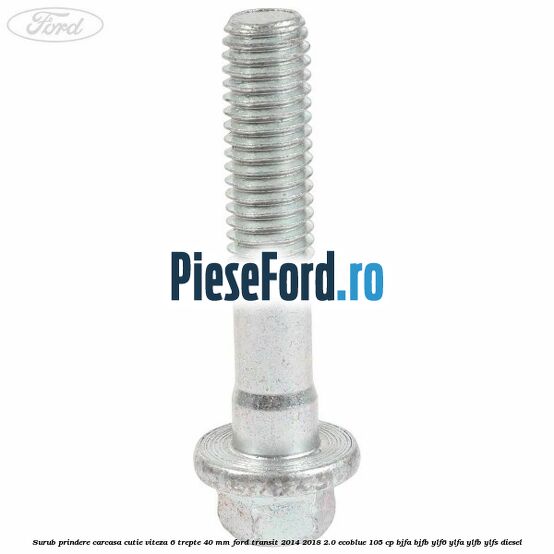 Surub prindere carcasa cutie viteza 6 trepte 40 mm Ford Transit 2014-2018 2.0 EcoBlue 105 cp BJFA, BJFB, YLF6, YLFA, YLFB, YLFS diesel
